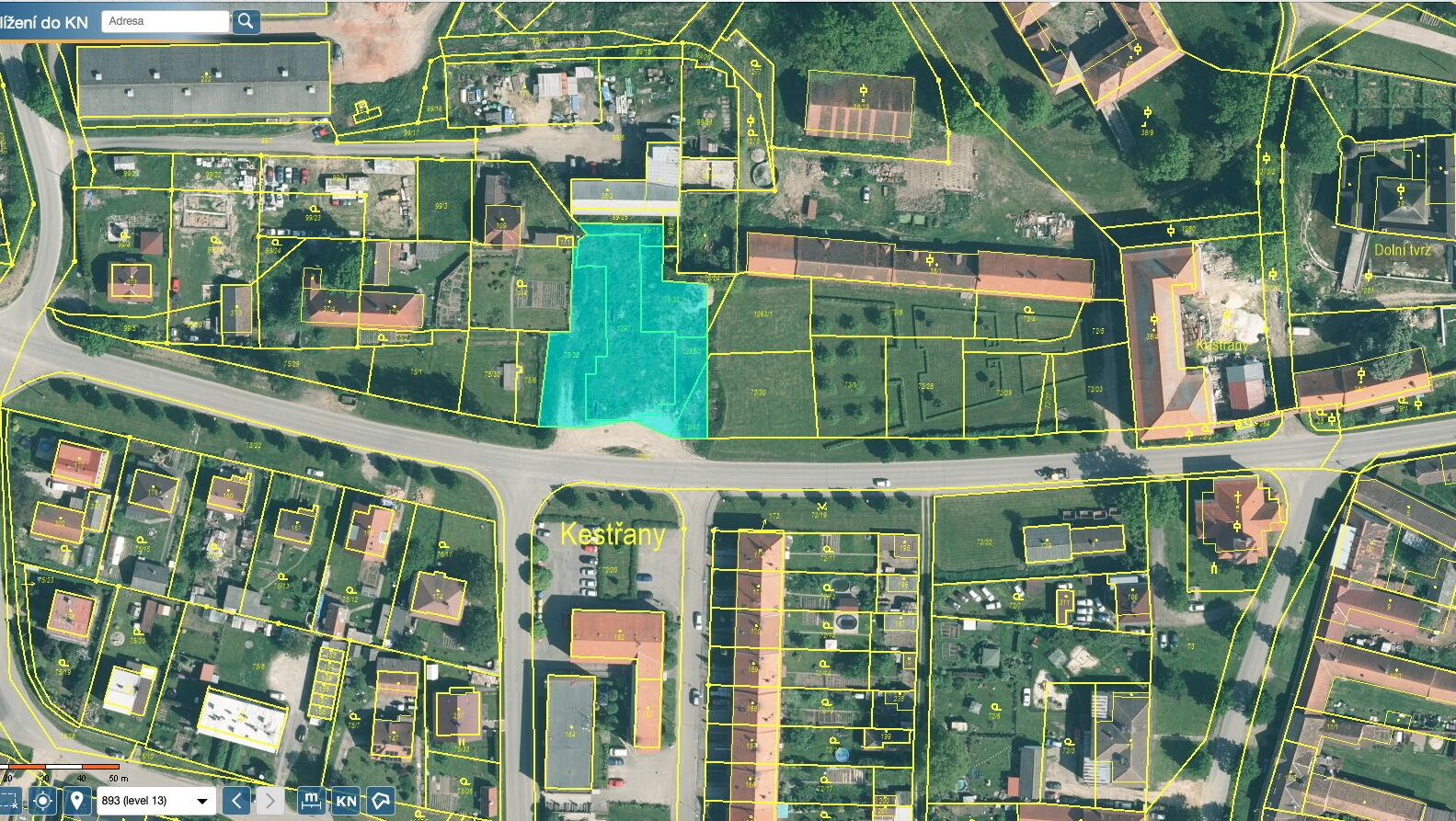 Stavební pozemky - Kestřany, okr. Písek