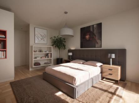 Vizualizace - ložnice  | Prodej - dům/vila, 243 m²