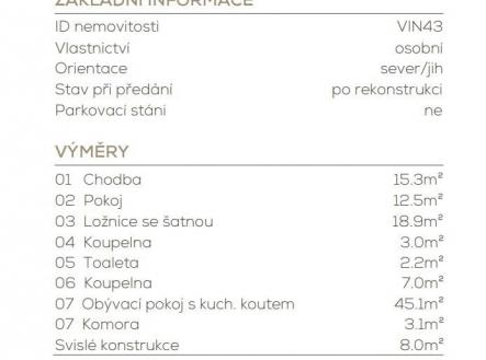 . | Prodej bytu, 3+kk, 118 m²