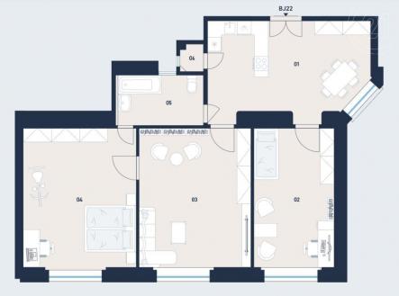 . | Prodej bytu, 3+1, 103 m²