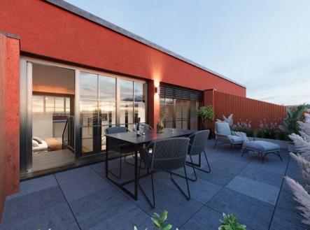 vizualizace | Prodej bytu, 2+kk, 49 m²