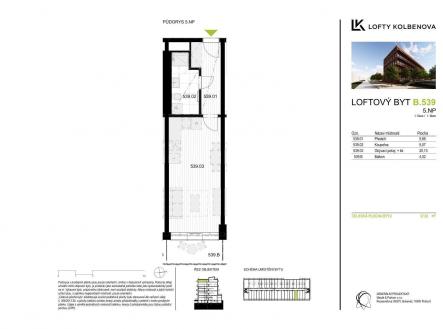 . | Prodej bytu, 1+kk, 33 m²