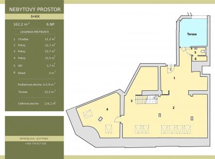 . | Prodej - kanceláře, 162 m²