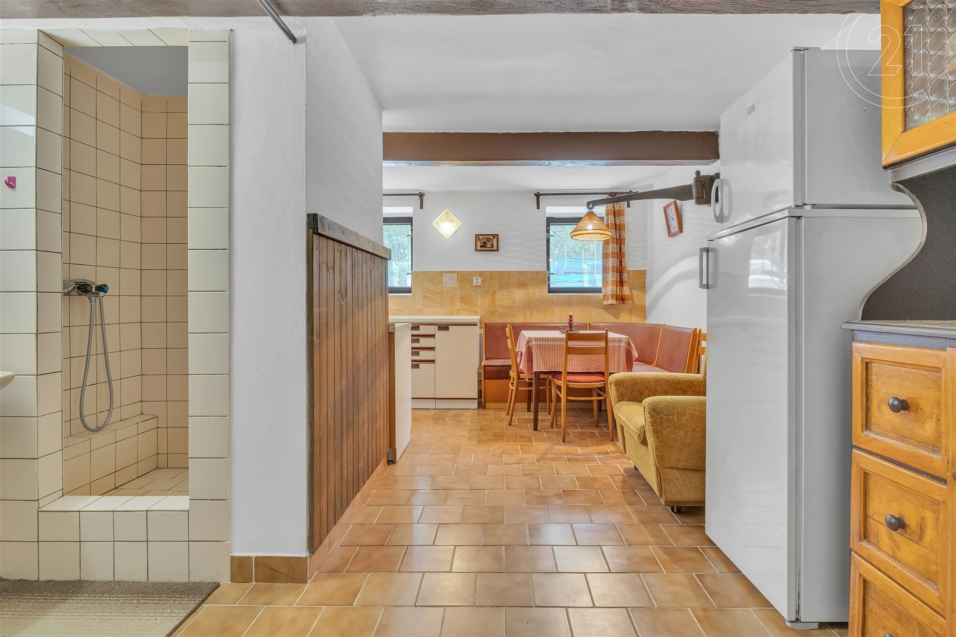 Koupelna v suterénu