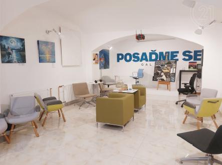 . | Pronájem - obchodní prostor, 90 m²
