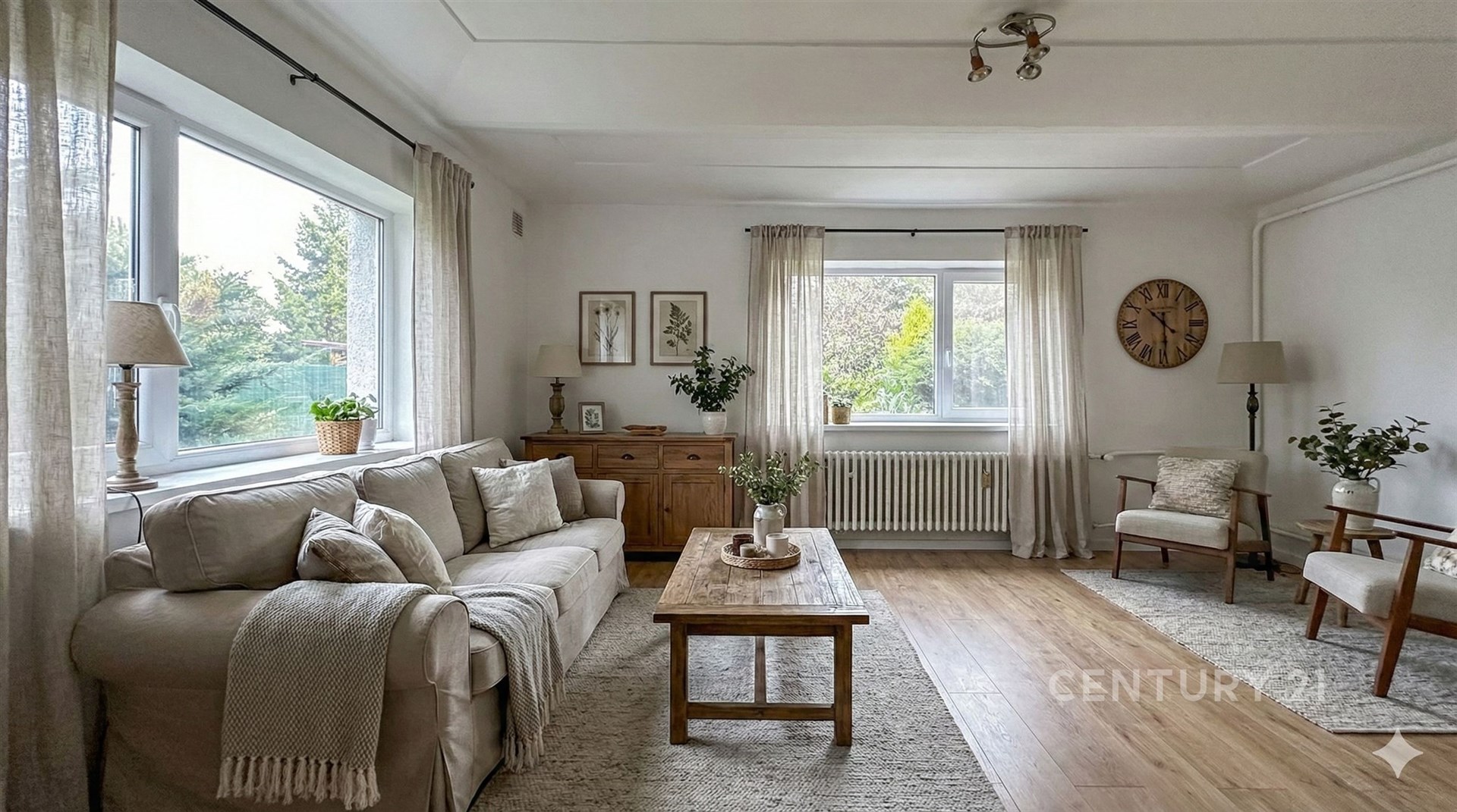 Obývací pokoj - Vizualizace AI