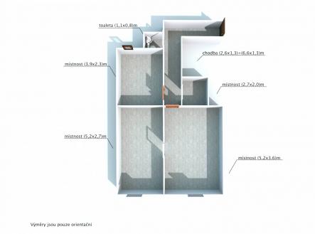Bez popisku | Prodej bytu, 2+1, 56 m²