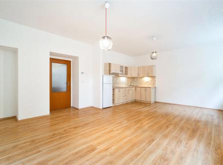 Obývací pokoj s kuchyňským koutem | Pronájem bytu, 2+kk, 55 m²