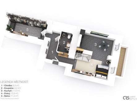 . | Prodej bytu, jiný, 77 m²