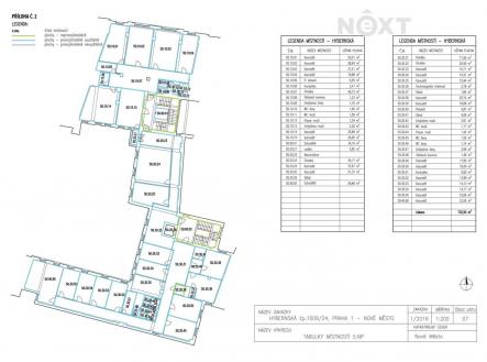 Pronájem - kanceláře, 666 m²