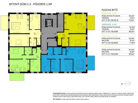 Fotka 2 | Prodej bytu, 2+kk, 74 m²