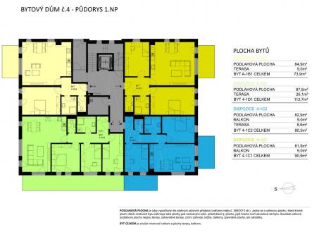 Fotka 1 | Prodej bytu, 2+kk, 74 m²