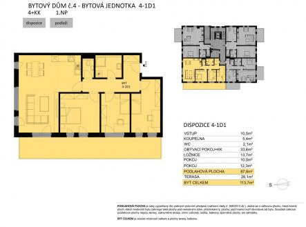 Fotka 6 | Prodej bytu, 4+kk, 114 m²