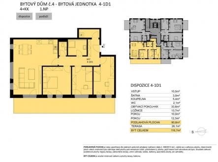 Fotka 5 | Prodej bytu, 4+kk, 103 m²