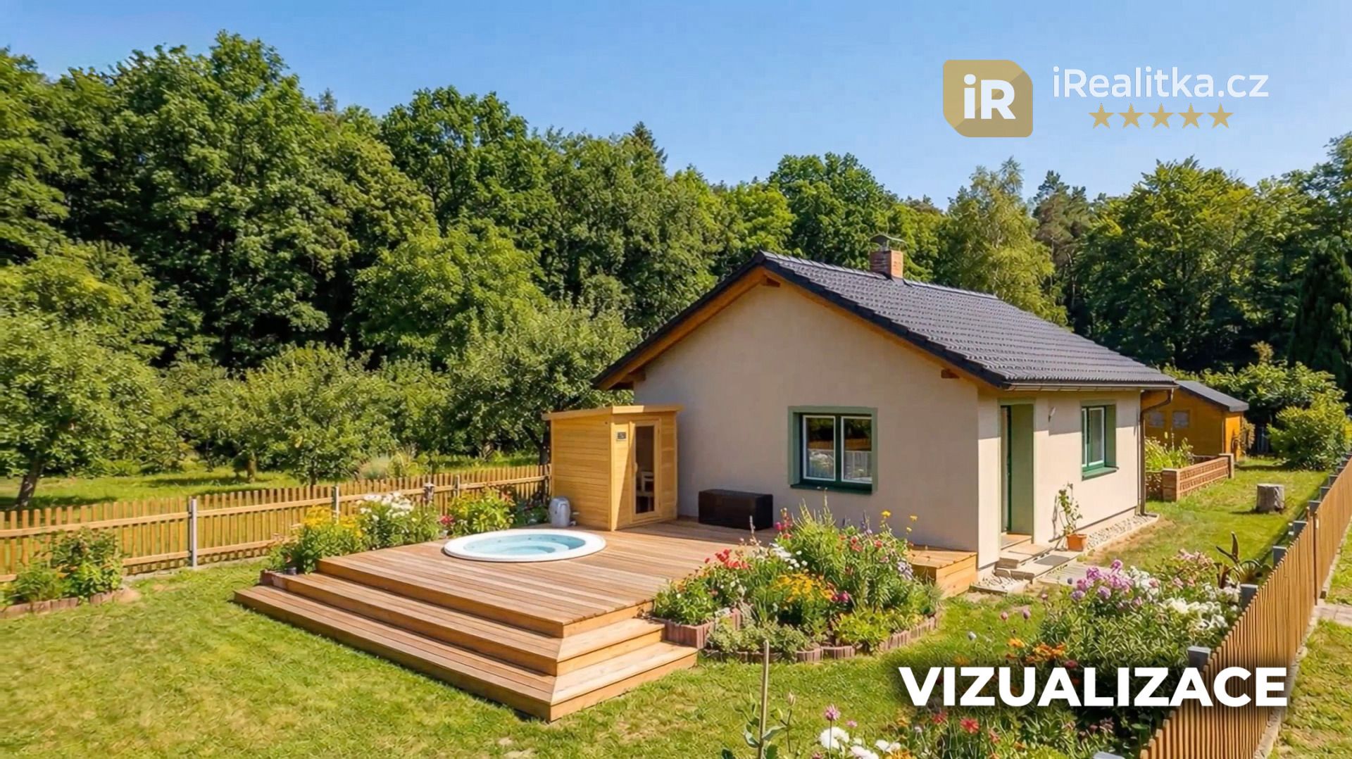 Prodej pozemku 873 m2 s chatou přímo u lesa - Hradec Králové