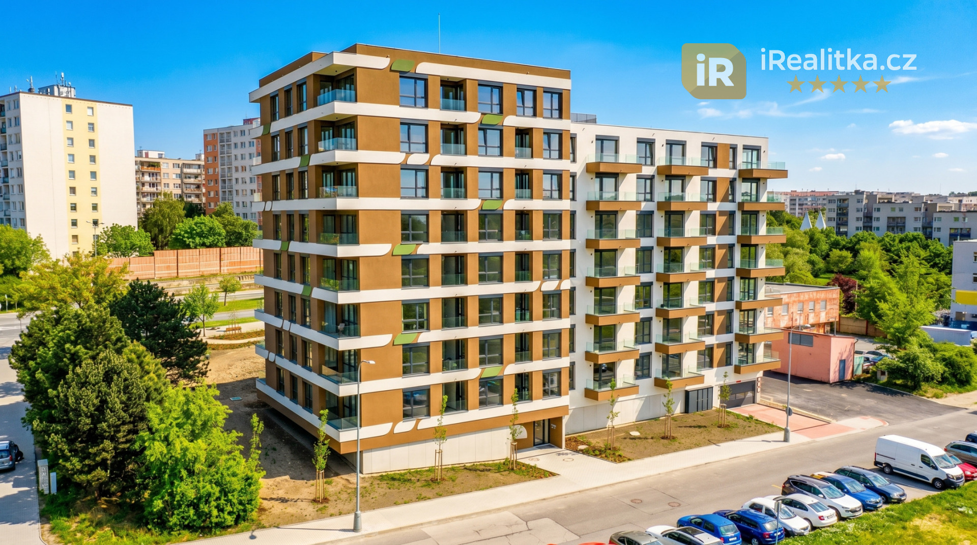 Pronájem zcela nového bytu 2+kk, 41 m2, Praha - Černý Most