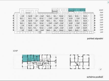 CEK Alfred_BA_21001_siruace | Prodej bytu, 5+kk, 130 m²