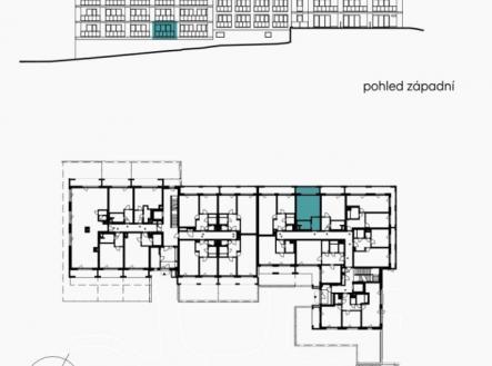 ba21114 situace | Prodej bytu, 1+kk, 34 m²