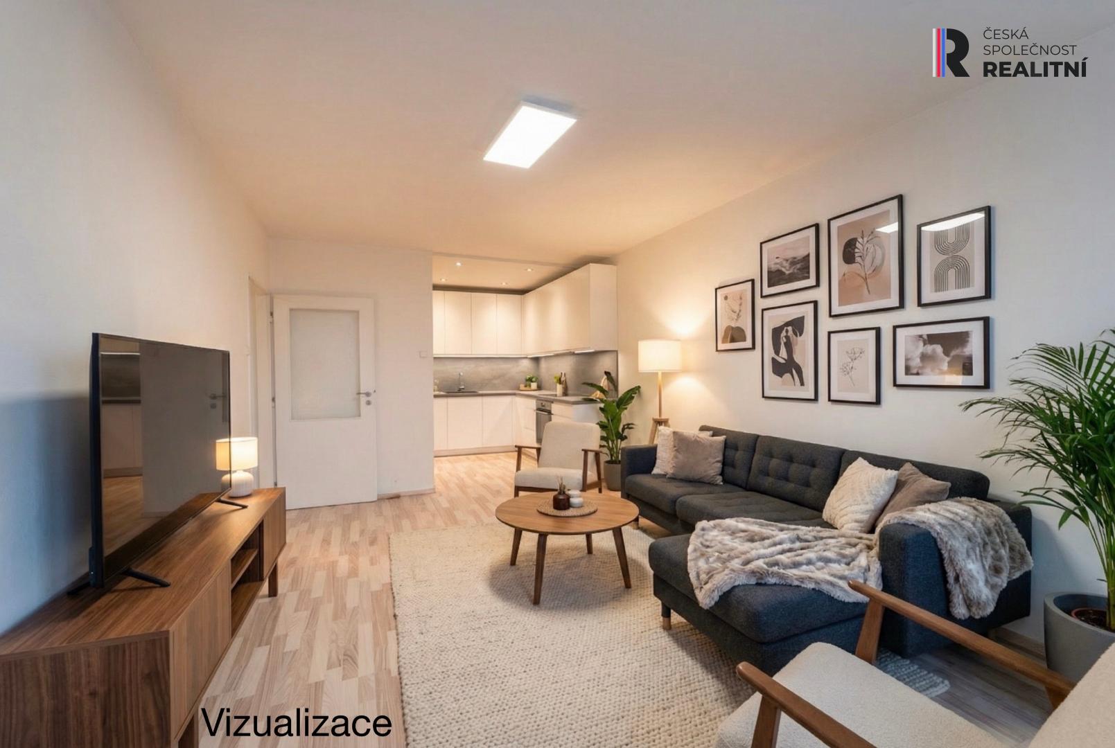 Prodej bytu, 2+kk, 44 m2