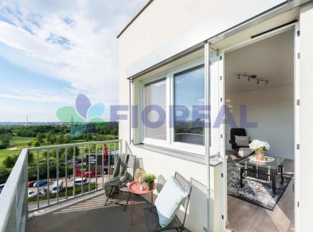 balkón s balkón | Prodej bytu, 2+kk, 41 m²