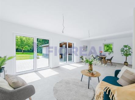 obývací pokoj s jídelnou | Prodej - dům/vila, 222 m²