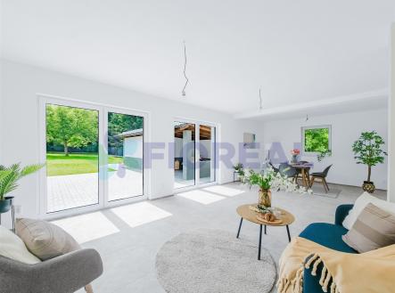 obývací pokoj s jídelnou | Prodej - dům/vila, 222 m²