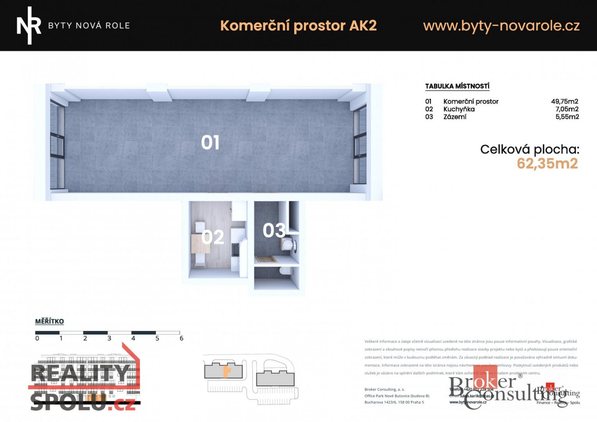 Prodej, komerční/obchodní prostory, 62.35 m2, Svobodova 383, 36225 Nová Role, Karlovy Vary [ID 34048