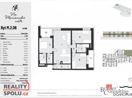 Prodej bytu, 4+kk, 100,8 m²