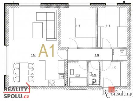 Prodej bytu, 3+kk, 160 m²