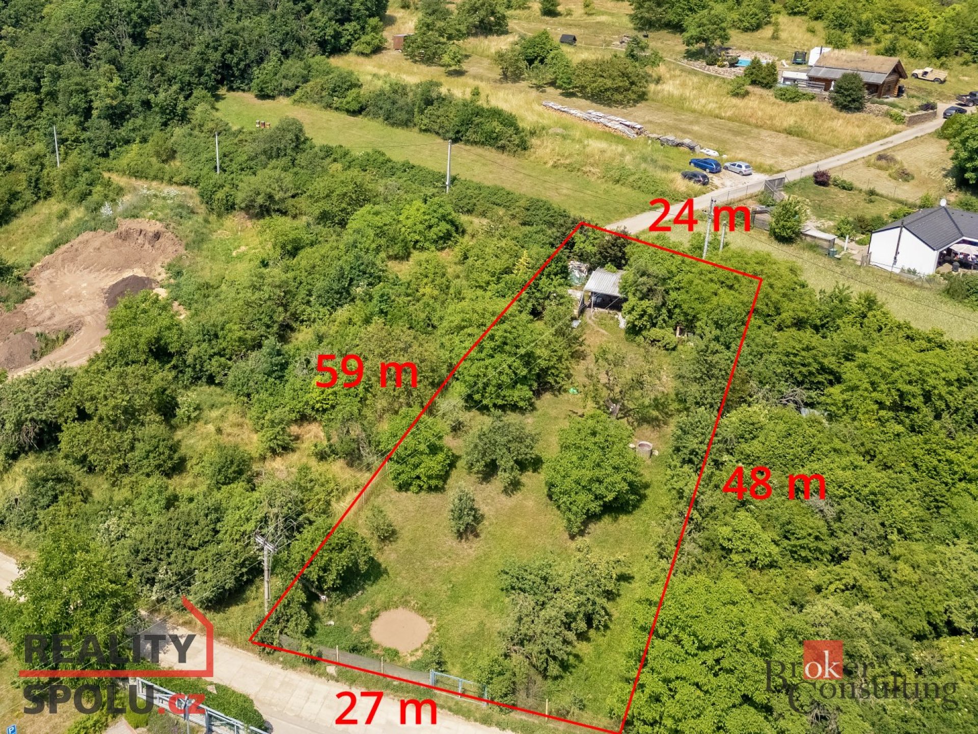 Prodej, pozemky/bydlení, 1361 m2, Chmelníky, Lelekovice, Brno-venkov [ID 58418]