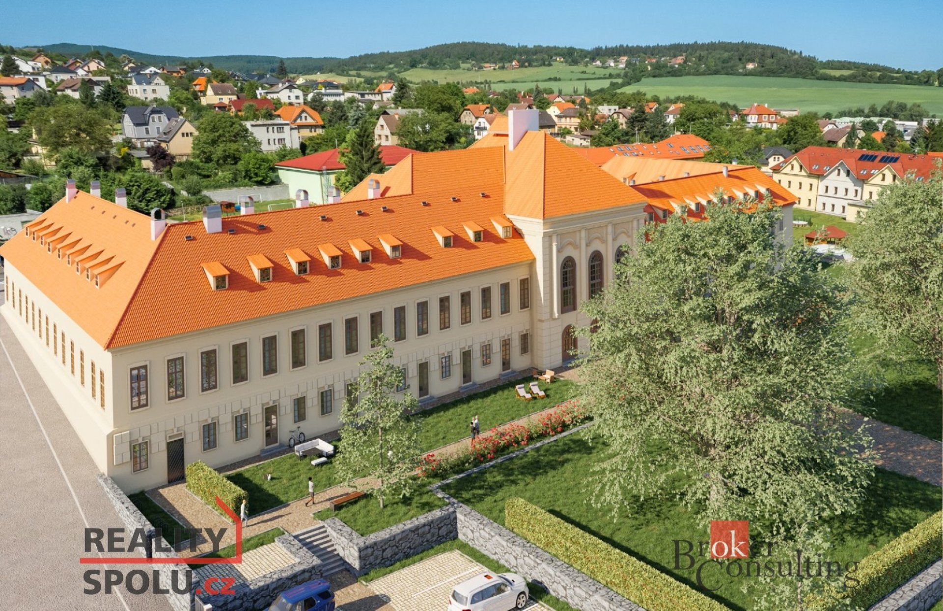 Unikátní bydlení na zámku se sklepem a prostorem pro spaní