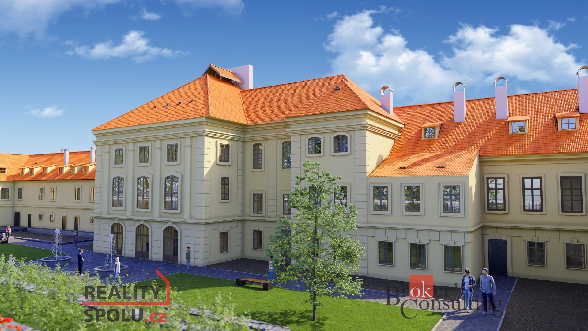 Unikátní bydlení na zámku se sklepem a prostorem pro spaní