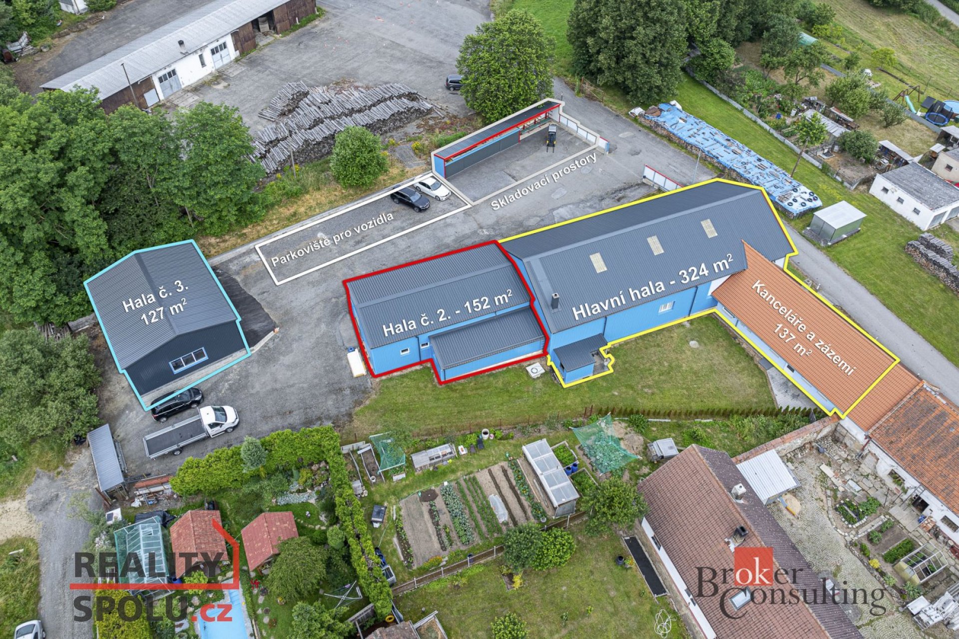 Prodej, komerční/výroba, 740 m2, Velký Pěčín , Dačice, Jindřichův Hradec [ID 61588]