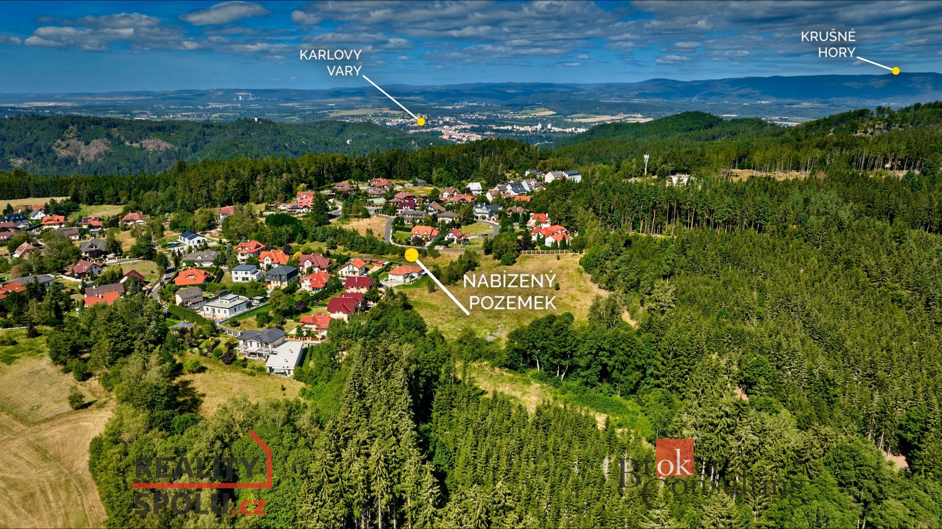 Prodej, pozemky/bydlení, 991 m2, Pod Hvězdárnou, Olšová Vrata, Karlovy Vary, Karlovy Vary [ID 62099]