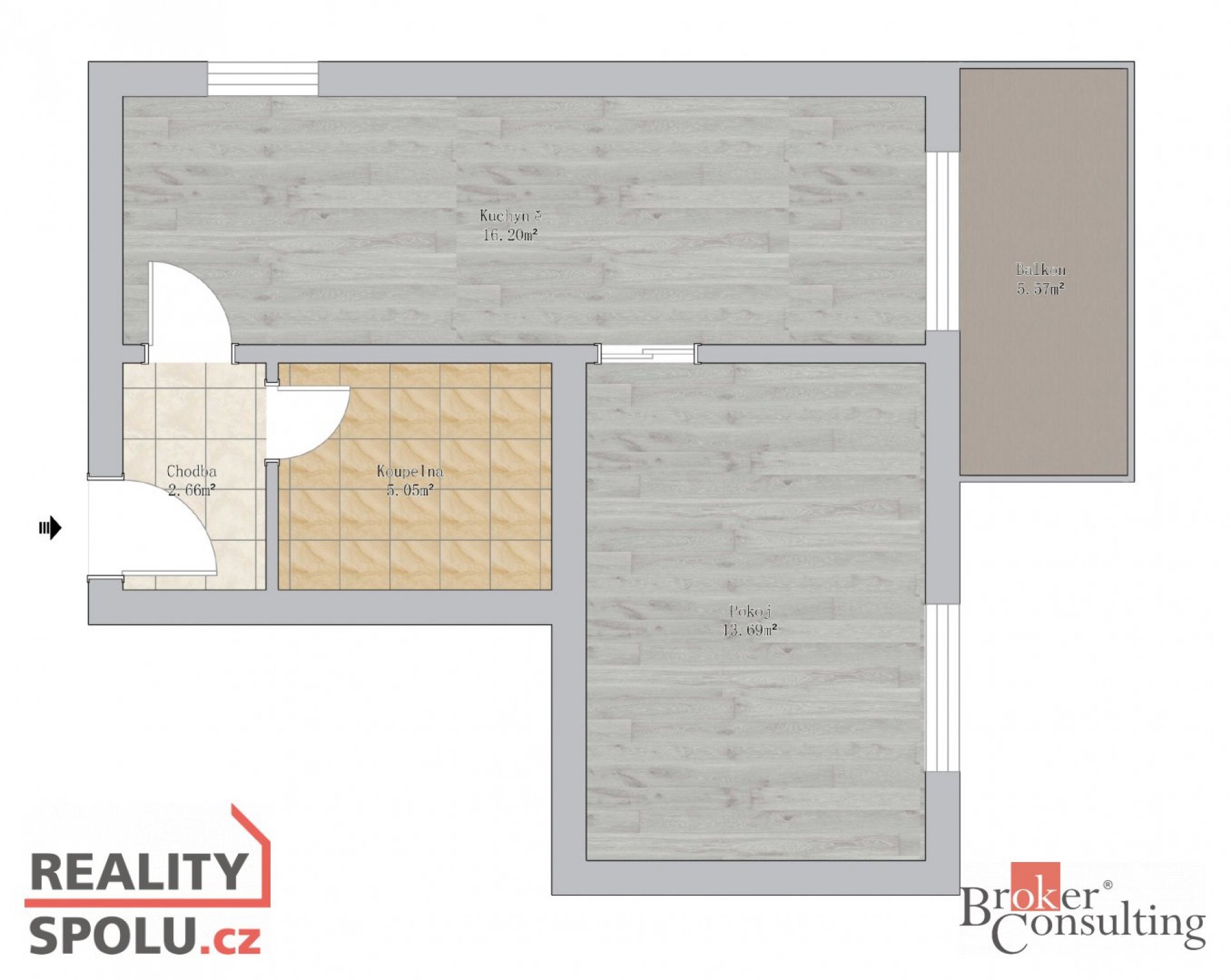 Prodej, byty/1+1, 38 m2, Svobodova 385, 36225 Nová Role, Karlovy Vary [ID 64243]