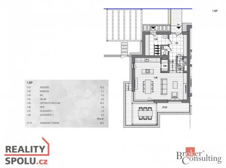 Prodej bytu, 5+kk, 141,8 m²