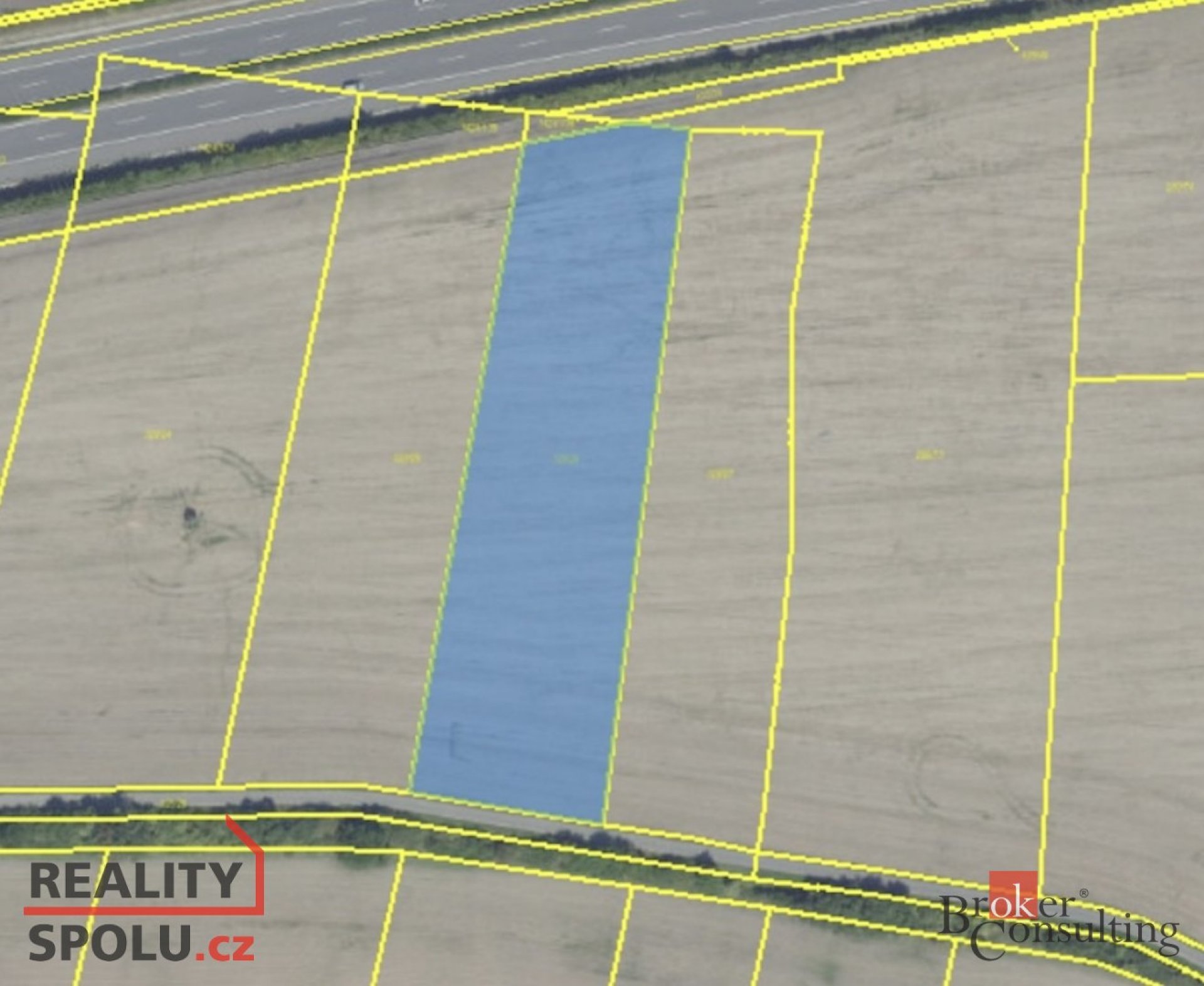 Prodej 3/4 podílu na poli/pozemku 4499m2
