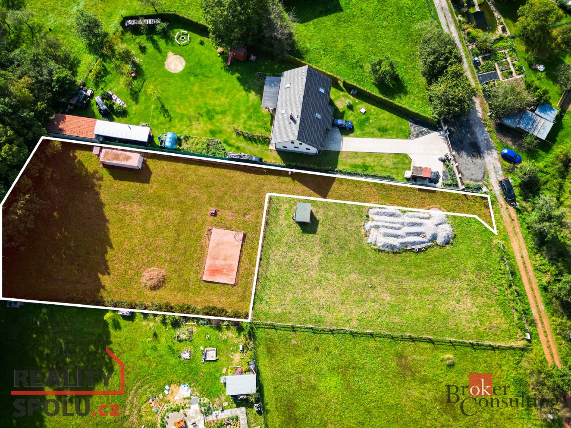 Prodej, pozemky/bydlení, 1815 m2, 29404 Prodašice, Mladá Boleslav [ID 63928]