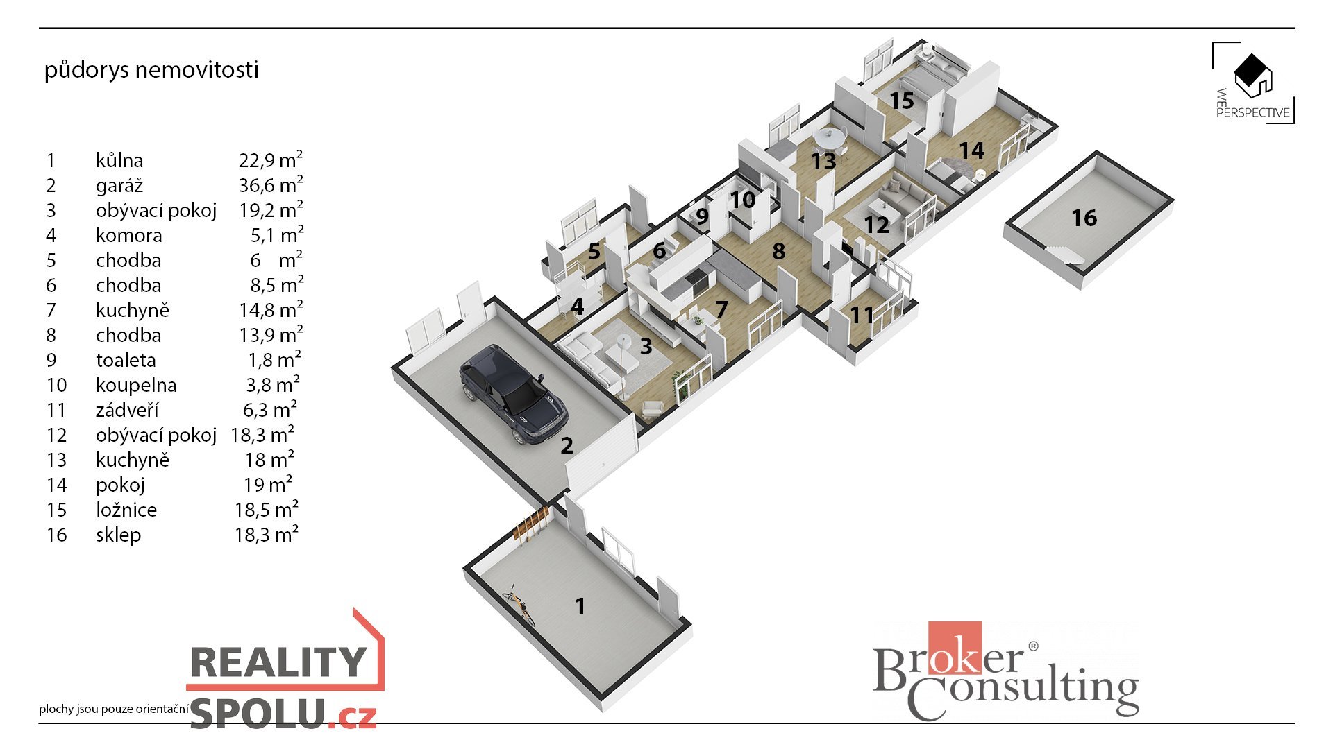 Rodinný dům dispozičně 3+1 a 1+1 vč. garáže, přístavků a velké zahrady 1.423m²