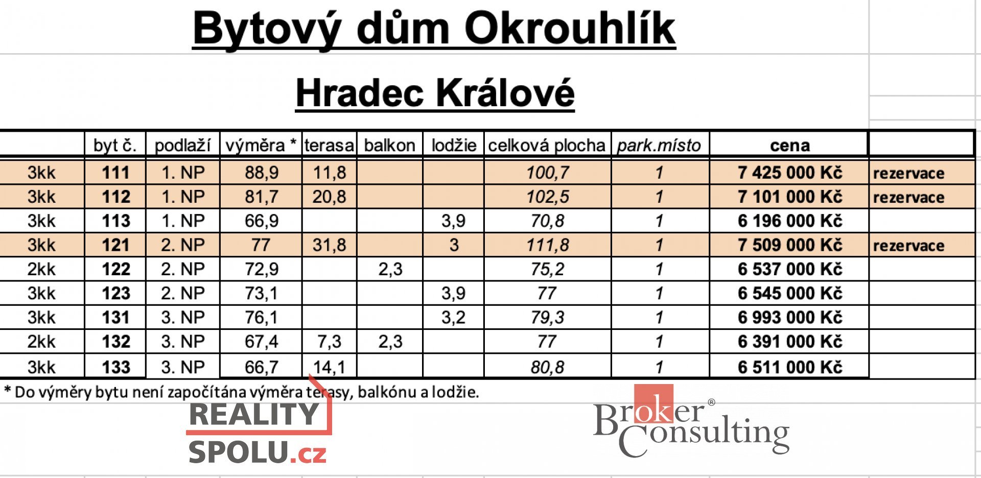 Prodej, byty/3+kk, 80.8 m2, Pražské Předměstí, Hradec Králové, Hradec Králové [ID 65177]