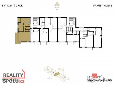 Prodej bytu, 3+kk, 95,1 m²