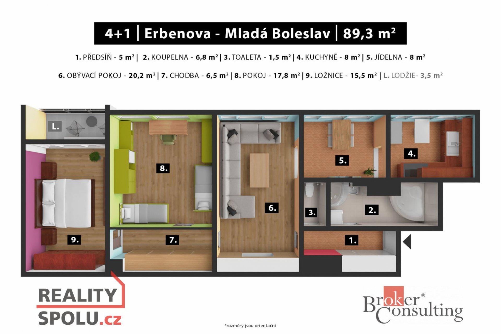 Prodej, byty/4+1, 89 m2, Erbenova 877, Mladá Boleslav II, 29301 Mladá Boleslav, Mladá Boleslav [ID 6