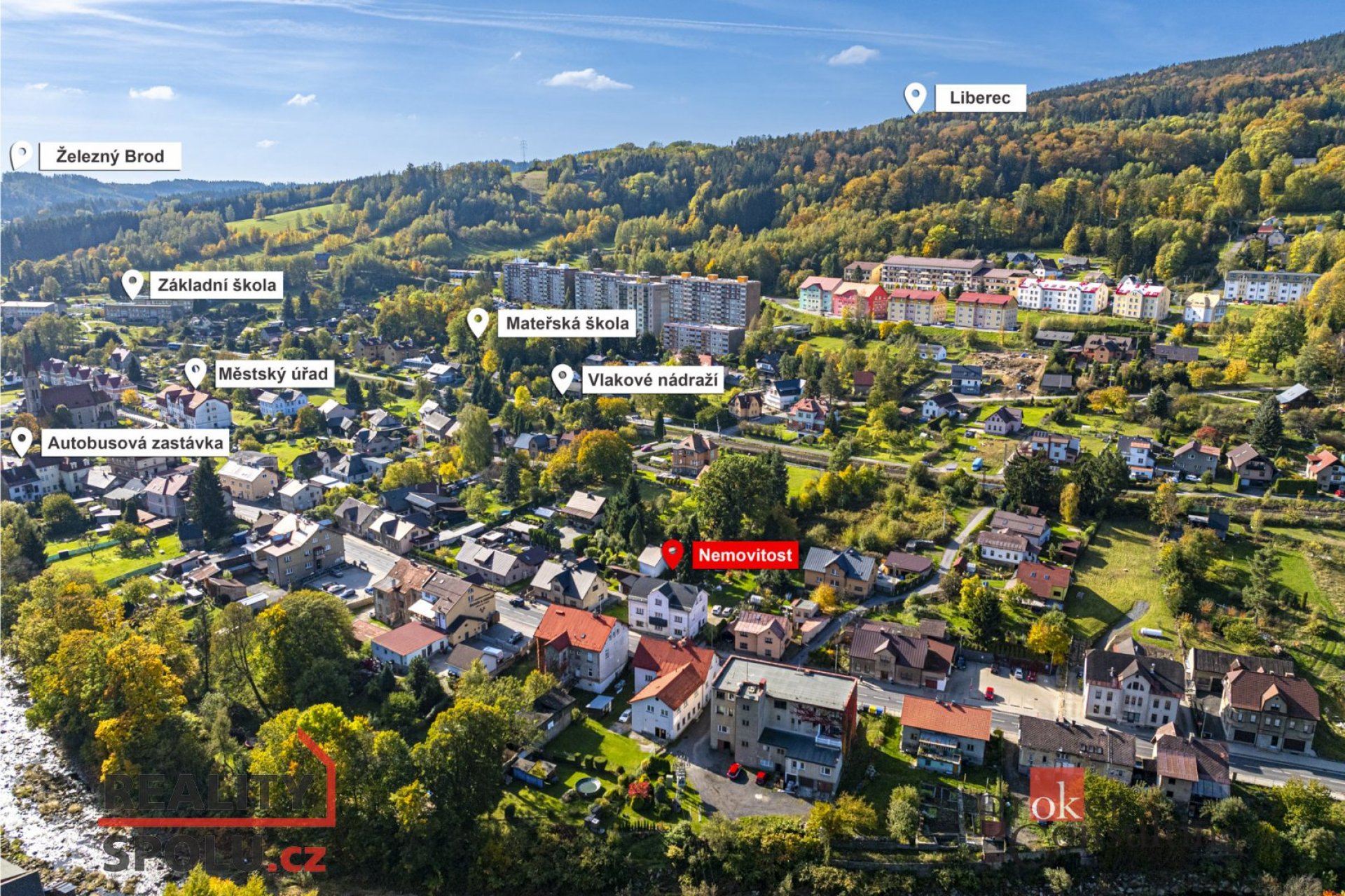 Prodej, komerční/činžovní dům, 310 m2, 46845 Velké Hamry, Jablonec nad Nisou [ID 64467]