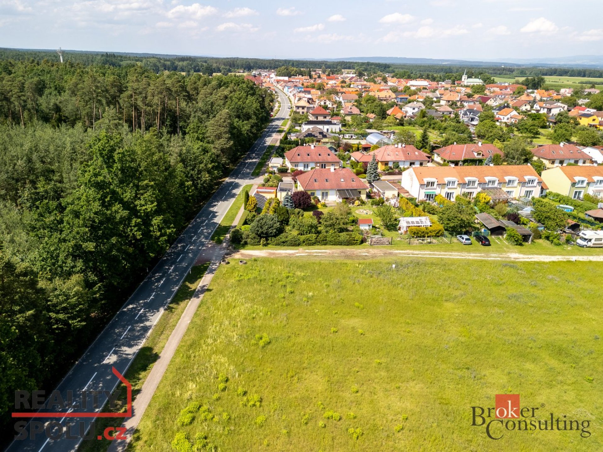 Prodej, pozemky/bydlení, 908 m2, Luční, Horní Jelení, Pardubice [ID 66000]