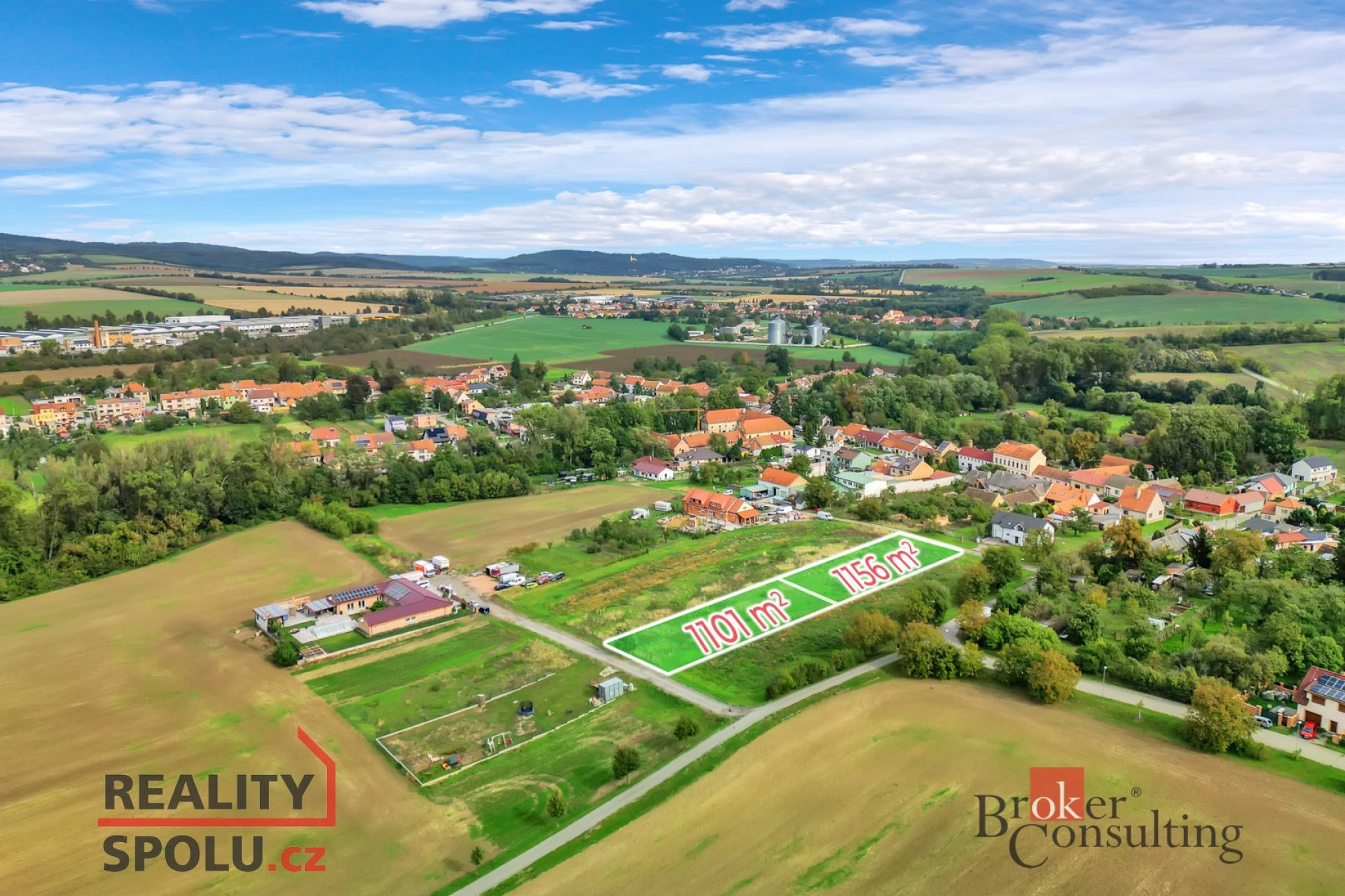 Prodej, pozemky/bydlení, 1156 m2, Čechyně , Rousínov, Vyškov [ID 65650]