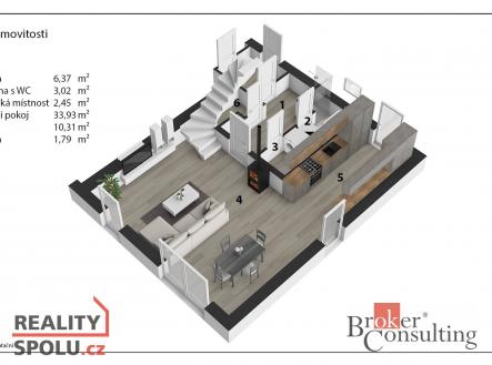 Prodej bytu, 4+kk, 117 m²