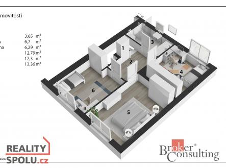 Prodej bytu, 4+kk, 117 m²