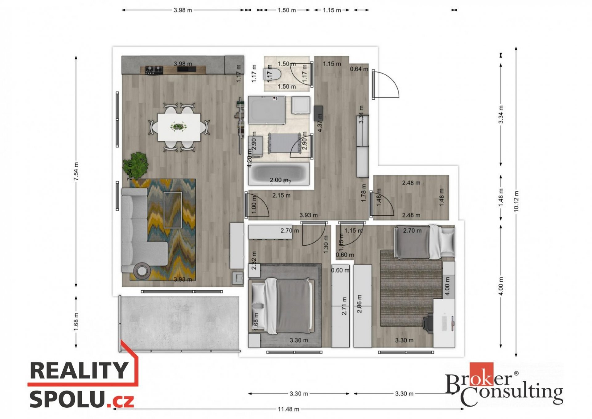 Pronájem, byty/3+kk, 84 m2, Severní 1911, 58301 Chotěboř, Havlíčkův Brod [ID 66192]