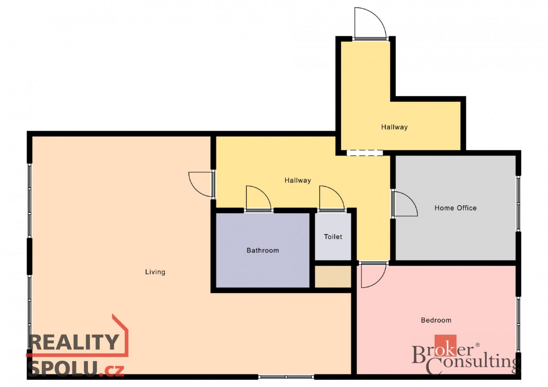 Prodej, byty/3+1, 76 m2, Štichova, Háje, 14900 Praha 4 [ID 65712]