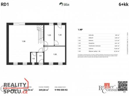 Prodej - dům/vila, 164,93 m²